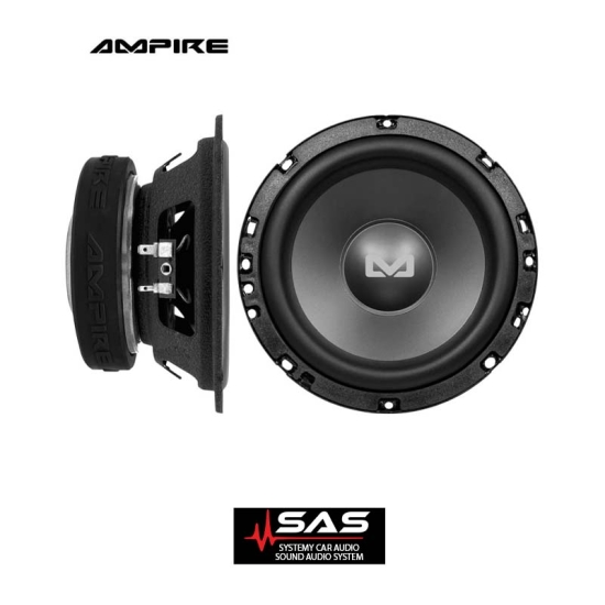 Subwoofer Ampire DVC BOLD6     Subwoofer 16,5cm/6,5”, 4+4 Ohm